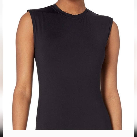 NWOT Seafolly black open back bathing suit Sz 14 - Picture 3 of 10